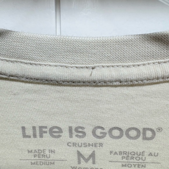 Life Is Good Shirt Womens Medium Winnie The Pooh Jeep Long Sleeve Crusher - Picture 4 of 4